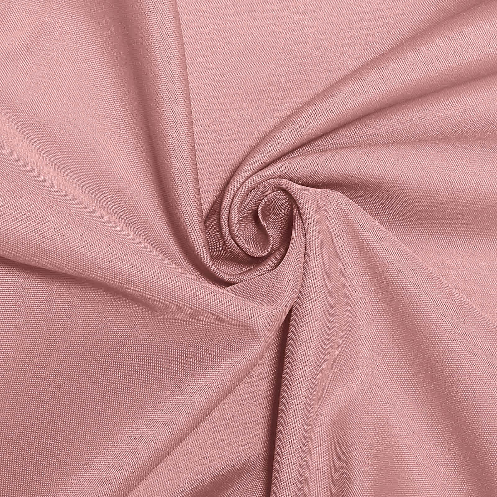 Polyester Square 90"x90" Tablecloth Dusty Rose - Wrinkle - Resistant & Durable Table Cover - Linen Luxes