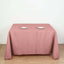 Polyester Square 90"x90" Tablecloth Dusty Rose - Wrinkle - Resistant & Durable Table Cover - Linen Luxes