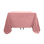 Polyester Square 90"x90" Tablecloth Dusty Rose - Wrinkle - Resistant & Durable Table Cover - Linen Luxes