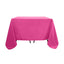 Polyester Square 90"x90" Tablecloth Fuchsia - Wrinkle - Resistant & Durable Table Cover - Linen Luxes