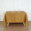 Polyester Square 90"x90" Tablecloth Gold - Wrinkle - Resistant & Durable Table Cover for Events - Linen Luxes