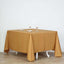 Polyester Square 90"x90" Tablecloth Gold - Wrinkle - Resistant & Durable Table Cover for Events - Linen Luxes