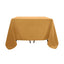 Polyester Square 90"x90" Tablecloth Gold - Wrinkle - Resistant & Durable Table Cover for Events - Linen Luxes