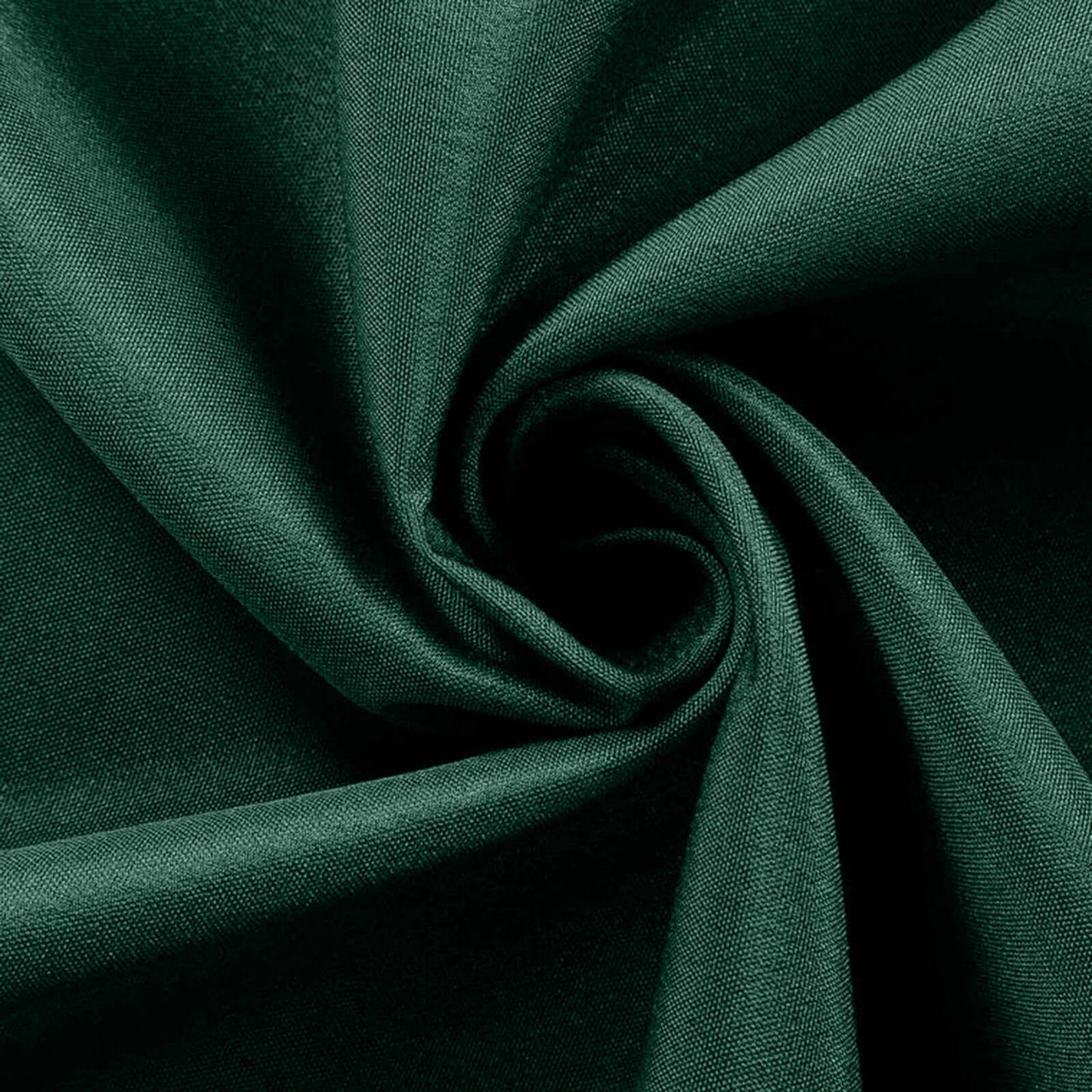 Polyester Square 90"x90" Tablecloth Hunter Emerald Green - Wrinkle - Resistant & Durable Table Cover - Linen Luxes