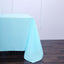 Polyester Square 90"x90" Tablecloth Light Blue - Wrinkle - Resistant & Durable Table Cover - Linen Luxes