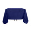 Polyester Square 90"x90" Tablecloth Navy Blue - Wrinkle - Resistant & Durable Table Cover - Linen Luxes