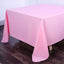 Polyester Square 90"x90" Tablecloth Pink - Wrinkle - Resistant & Durable Table Cover - Linen Luxes