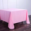 Polyester Square 90"x90" Tablecloth Pink - Wrinkle - Resistant & Durable Table Cover - Linen Luxes