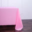 Polyester Square 90"x90" Tablecloth Pink - Wrinkle - Resistant & Durable Table Cover - Linen Luxes
