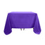 Polyester Square 90"x90" Tablecloth Purple - Wrinkle - Resistant & Durable Table Cover - Linen Luxes