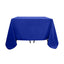 Polyester Square 90"x90" Tablecloth Royal Blue - Wrinkle - Resistant & Durable Table Cover - Linen Luxes