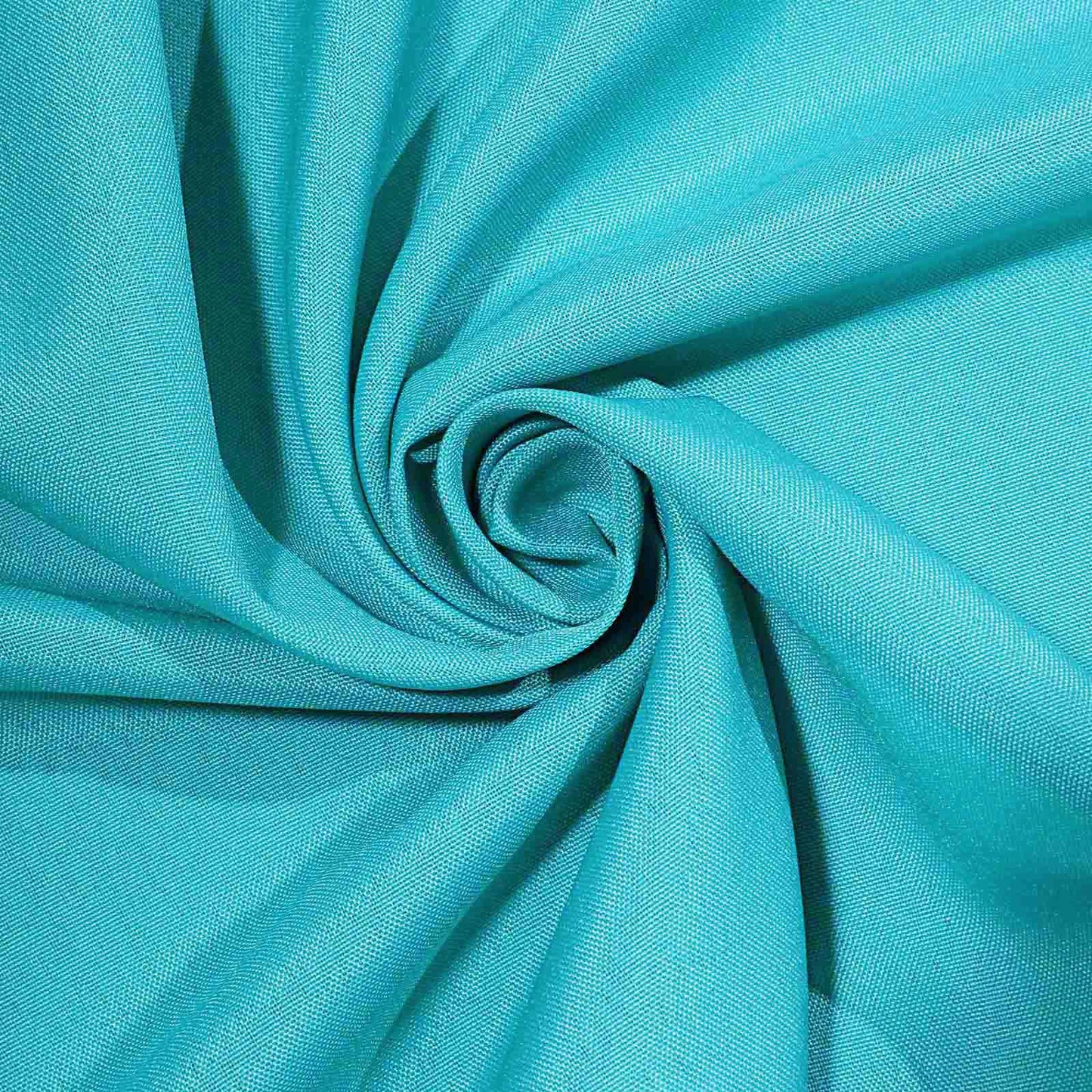 Polyester Square 90"x90" Tablecloth Turquoise - Wrinkle - Resistant & Durable Table Cover - Linen Luxes