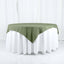 Polyester 54"x54" Table Overlay Square Tablecloth Dusty Sage Green - Wrinkle-Resistant & Durable Table Cover