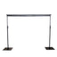 10ft DIY Triple Cross Bars and Mounting Brackets For Backdrop Stands