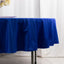 Scuba Round 90" Tablecloth Royal Blue - Wrinkle Free & Stain Resistant Table Cover