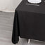 Scuba 70"x70" Table Overlay Square Tablecloth Black - Wrinkle Free & Stain Resistant Table Cover