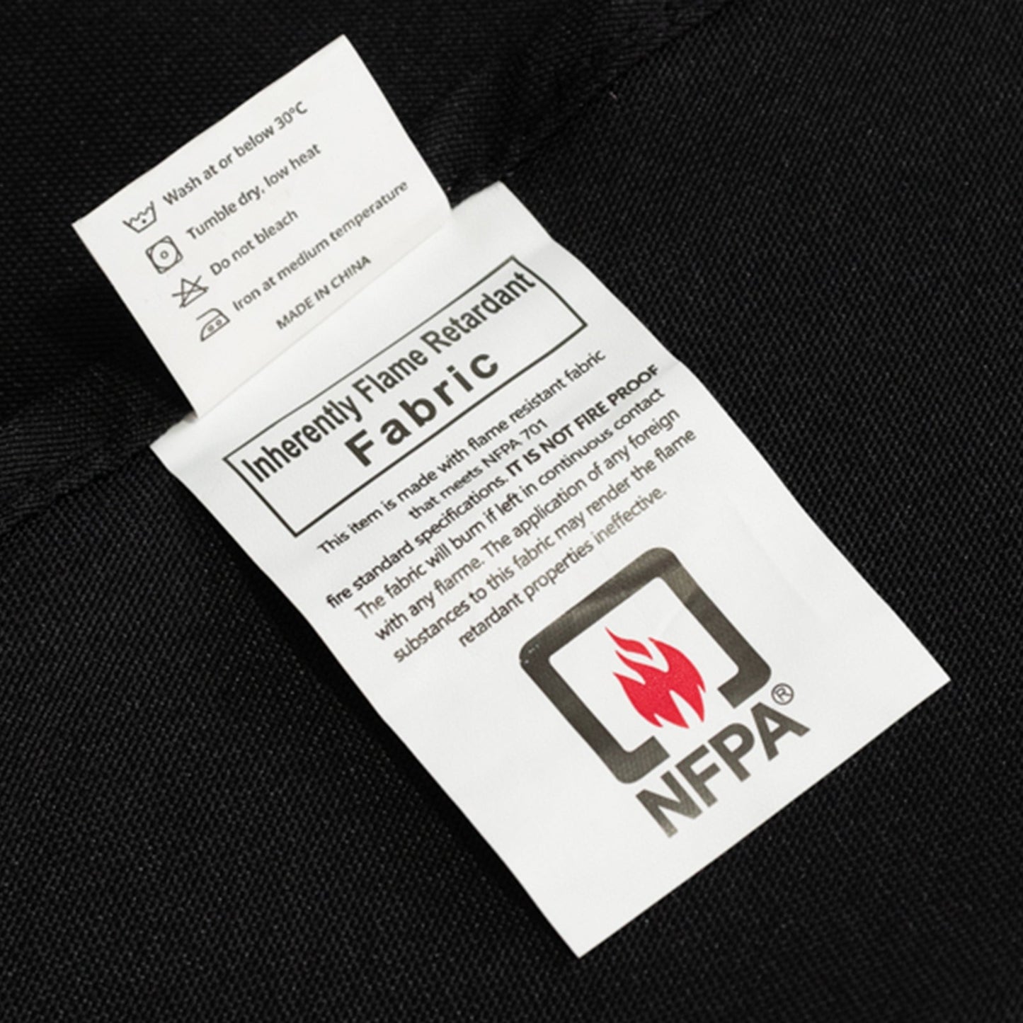 Fire Retardant Premium Polyester 90" Round Tablecloth Black - High-Performance Table Cover