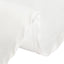 Cotton Blend 90" Round Tablecloth White - Wrinkle-Resistant Design for Versatile Settings