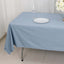 Scuba Rectangular 60"x102" Tablecloth Dusty Blue - Wrinkle Free & Stain Resistant Table Cover