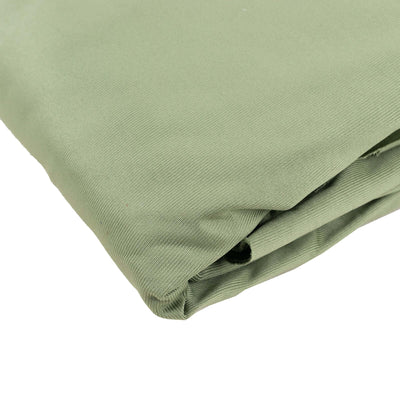 Dusty Sage Green Scuba Polyester Fabric Roll, Wrinkle Free DIY Craft Fabric Bolt- 60"x10 Yards