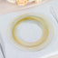 10-Pack Plastic 7" Round Dessert Plates in Clear with Gold Swirl Rim