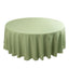 Premium Polyester 108" Round Tablecloth Sage Green - Wrinkle-Resistant 220GSM Table Cover