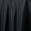 Premium Polyester 120" Round Tablecloth Black - Seamless 220GSM Wrinkle - Resistant Design for Classy Events - Linen Luxes