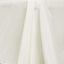 Premium Polyester 132" Round Tablecloth Ivory - Seamless 220GSM Wrinkle - Resistant Table Cover - Linen Luxes