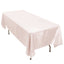 Premium Polyester 60"x102" Rectangle Tablecloth Blush - Durable 220GSM Wrinkle-Resistant Table Cover
