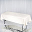 Premium Polyester 60"x102" Rectangle Tablecloth Ivory - Durable 220GSM Wrinkle - Resistant Table Cover - Linen Luxes