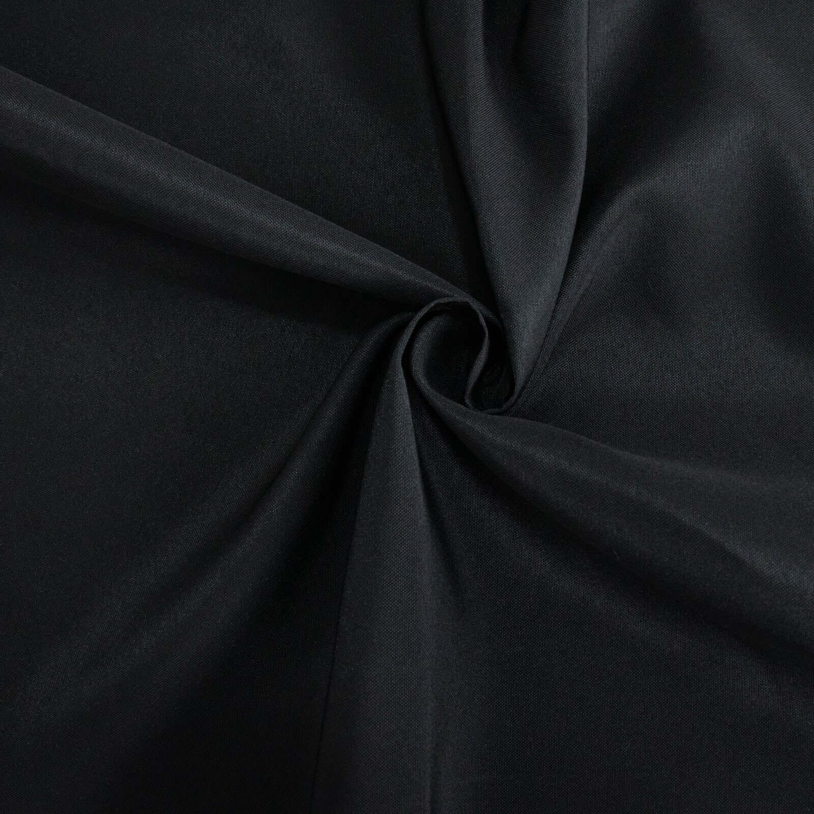 Premium Polyester 60"x126" Rectangle Tablecloth Black - Stain - Resistant 220GSM Finish for Special Events - Linen Luxes