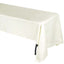 Premium Polyester 60"x126" Rectangle Tablecloth Ivory - Stain - Resistant 220GSM Finish Table Cover - Linen Luxes