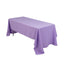 Premium Polyester 60"x126" Rectangle Tablecloth Lavender Lilac - Stain-Resistant 220GSM Finish Table Cover