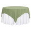 Premium Polyester 70"x70" Table Overlay Square Tablecloth Dusty Sage 220GSM Wrinkle-Resistant Table Cover