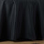 Premium Polyester 72"x120" Rectangle Tablecloth Black - 220GSM Stain - Resistant Table Cover - Linen Luxes