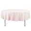 Premium Polyester 90" Round Tablecloth Blush - Stain and Wrinkle-Resistant Design with 220GSM Thickness Table Cover