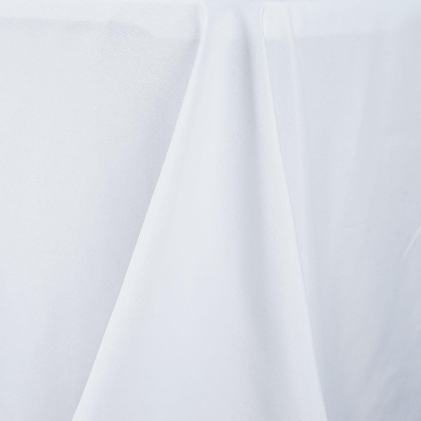 Premium Polyester 90"x132" Rectangle Tablecloth White - Seamless 220GSM Stain - Resistant Design for Luxurious Events - Linen Luxes
