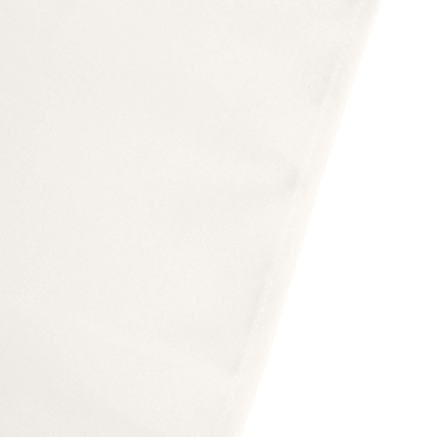 Premium Polyester 90"x90" Table Overlay Square Tablecloth Ivory 220GSM Wrinkle-Resistant Table Cover