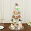 6-Tier Acrylic Round Cupcake Stand Clear for Special Events & Catering Displays 22"