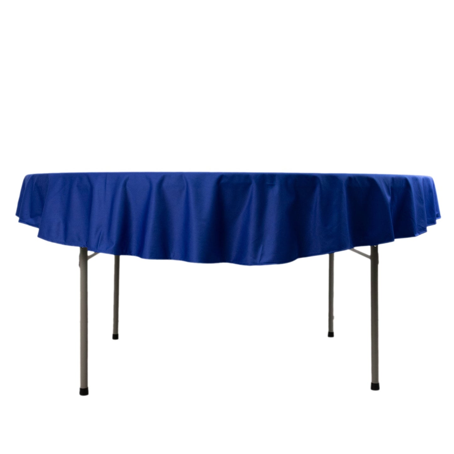 Scuba Round 70" Tablecloth Royal Blue - Wrinkle Free & Stain Resistant Table Cover