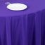 Scuba Round 120" Tablecloth Purple - Wrinkle Free & Stain Resistant Seamless Table Cover