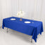Scuba Rectangular 60"x102" Tablecloth Royal Blue - Wrinkle Free & Stain Resistant Table Cover