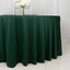 Scuba Round 120" Tablecloth Hunter Emerald Green - Wrinkle Free & Stain Resistant Seamless Table Cover