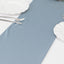 Scuba Polyester 12"x108" Table Runner Dusty Blue - Wrinkle-Free Table Linen
