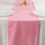 Scuba Polyester 12"x108" Table Runner Pink - Wrinkle-Free Table Linen