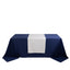 Scuba Polyester 24"x72" Wide Table Runner White - Wrinkle-Free Trade Show & Event Table Linen