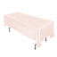 Scuba Rectangular 60"x102" Tablecloth Blush - Wrinkle Free & Stain Resistant Table Cover