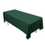 Scuba Rectangular 60"x102" Tablecloth Hunter Emerald Green - Wrinkle Free & Stain Resistant Table Cover