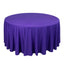 Scuba Round 120" Tablecloth Purple - Wrinkle Free & Stain Resistant Seamless Table Cover