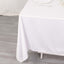 Scuba Square 70"x70" Tablecloth White - Wrinkle Free & Stain Resistant Table Cover for Weddings and Banquets